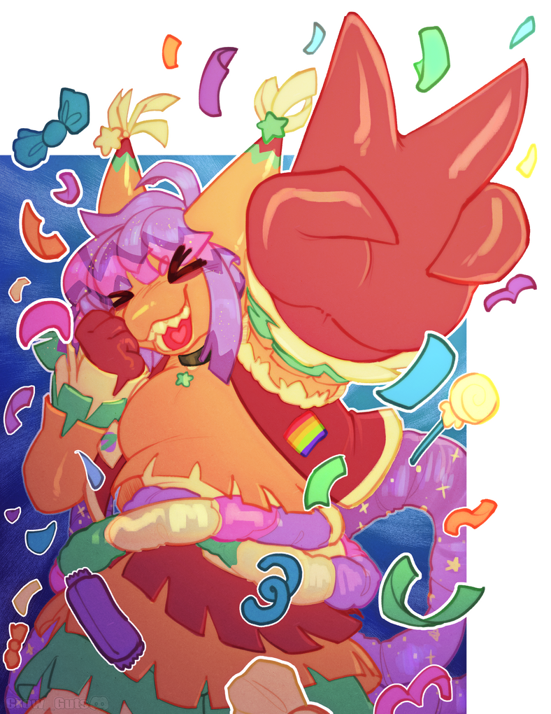 Colored sketch + Detailed bg